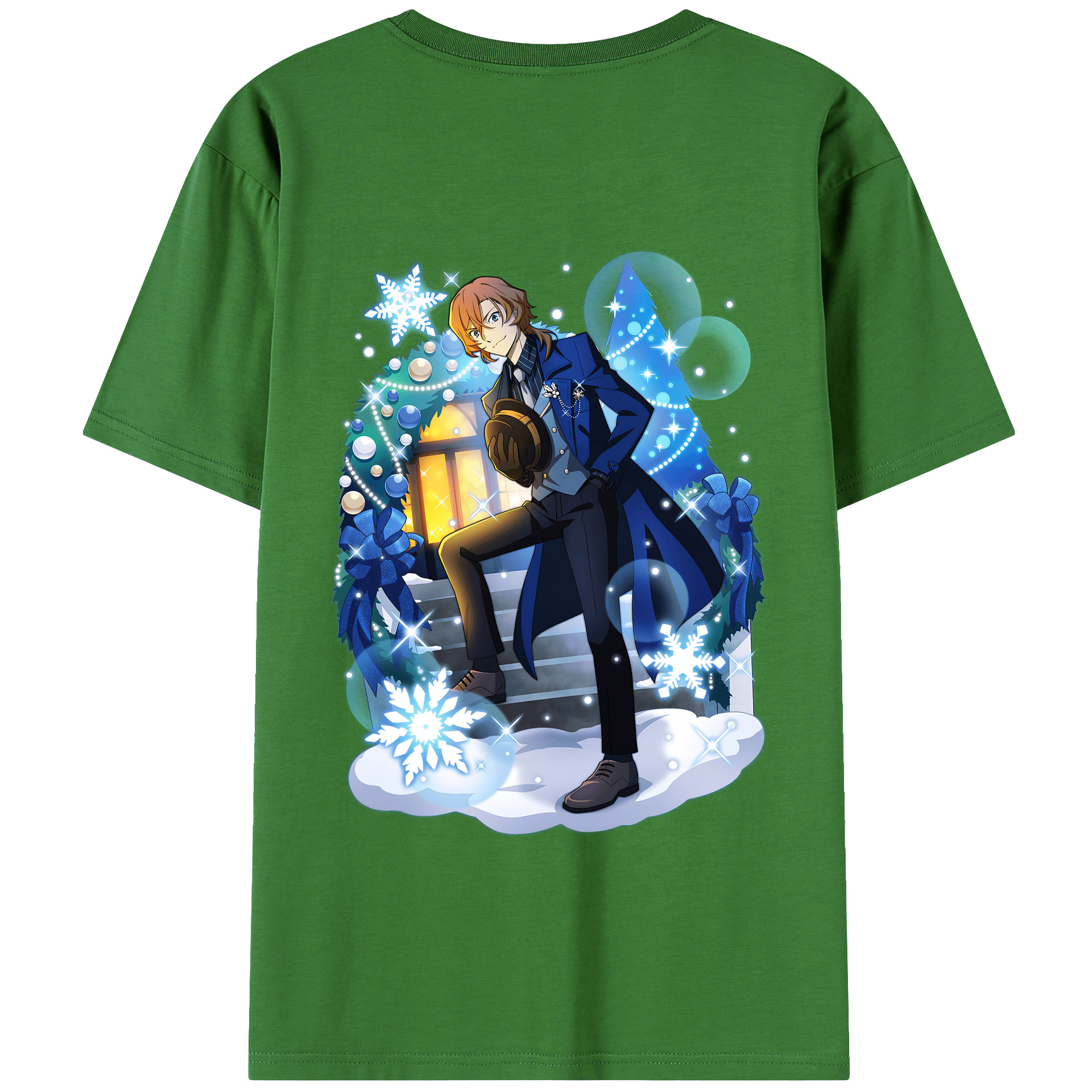 （画像用） 文豪ストレイドッグス Bungo Stray Dogs レディース半袖Tシャツ(バックプリント)